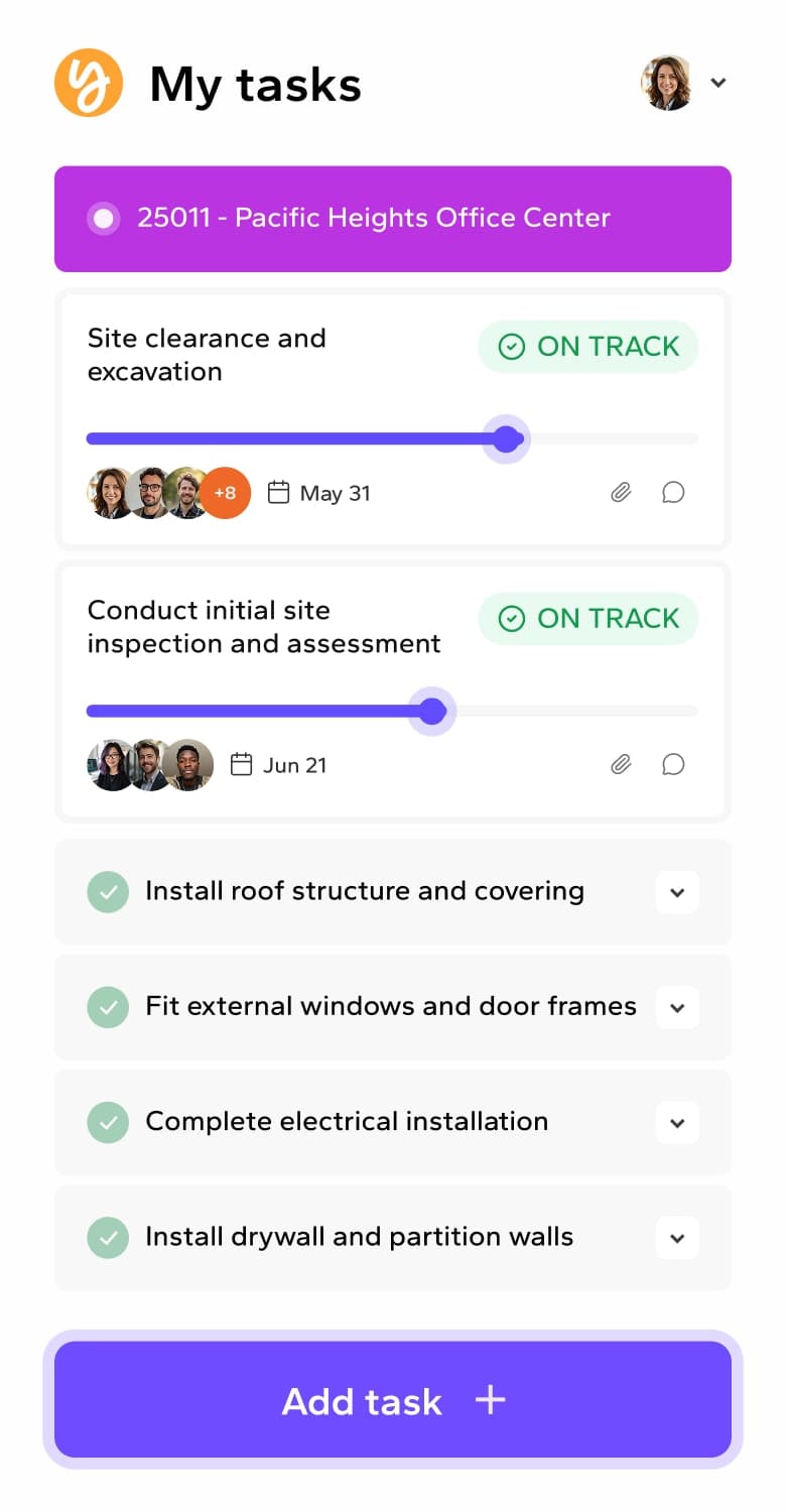 Adjust the plan in real time